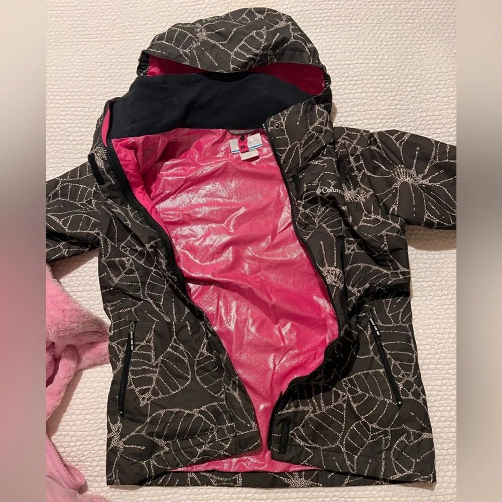 Girls Columbia Interchange Parka and Fleece Large 14/16 - Picture 3 of 7